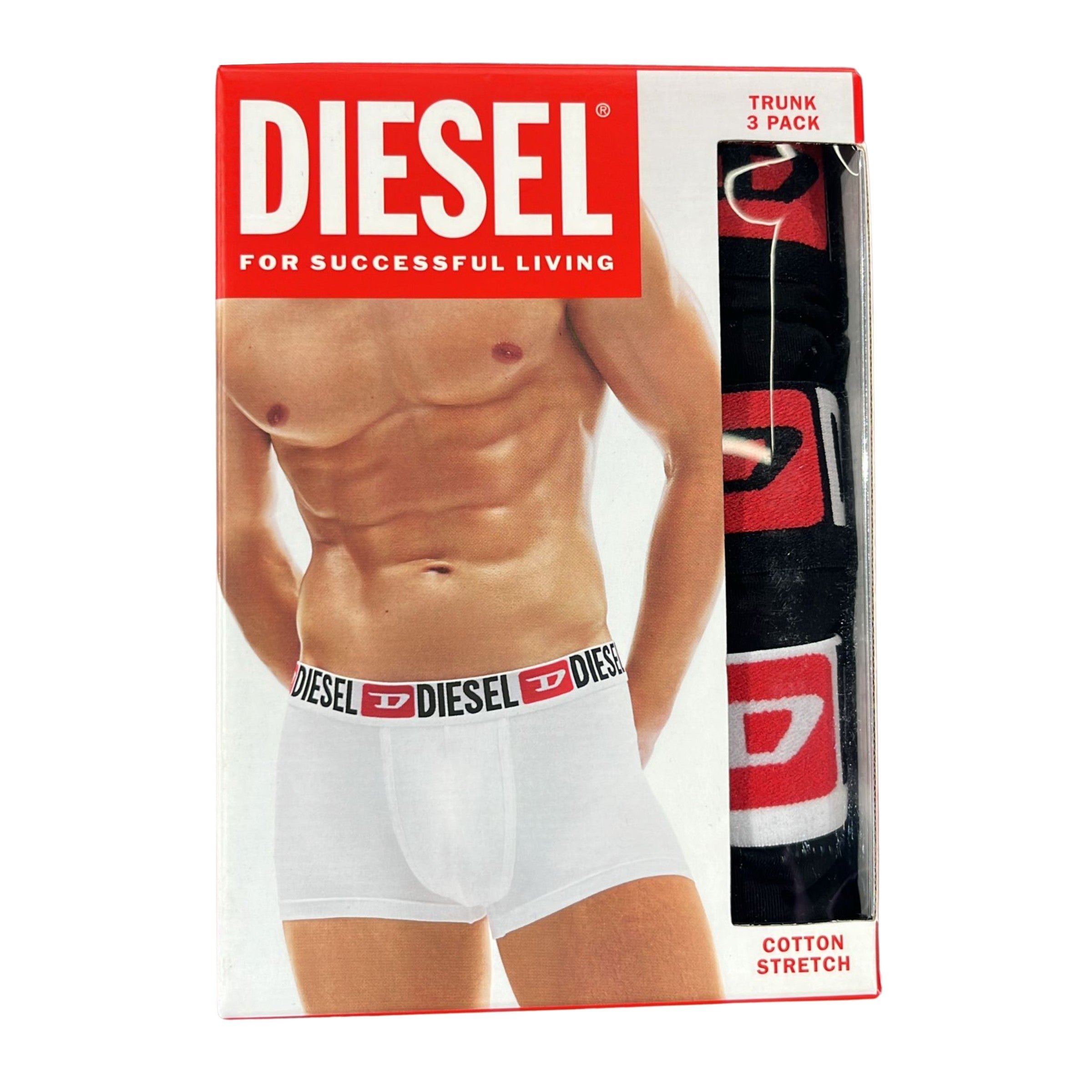 Diesel Boxers Damien 3Pack Black-Red